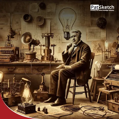 Some Incredible Drawings of Thomas Edison's Inventions